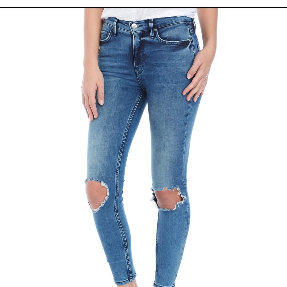 NWT Free People High Rise Busted Skinny Jean